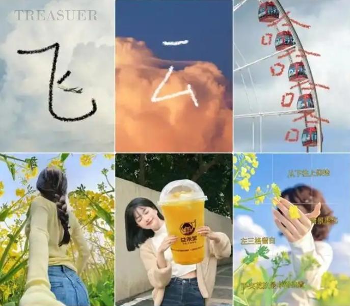 手指生花、广角背影、错位拍摄,7个超火拍照创意,好看又出片